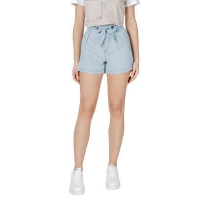 Only Light Blue Lyocell Shorts