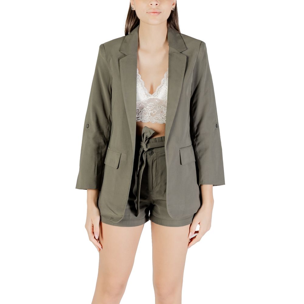 Only Green Viscose Blazer 1728,71956299936,Blazers - Suits & Blazers - Clothing,Clothing,Green,IT36|XXS,New with tags,Only,Suits & Blazers - Clothing,Women