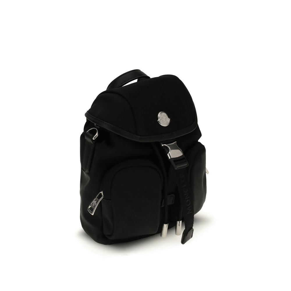 Moncler Black Calf Leather Bos Taurus Backpack