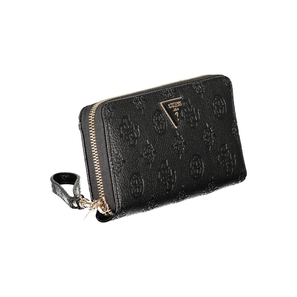 Front view with bag zipped and handles upright.