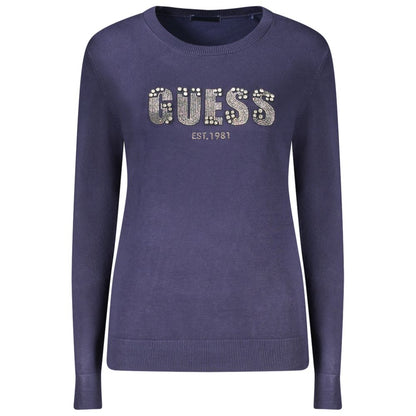 Guess Jeans Blue Viscose Women Sweater