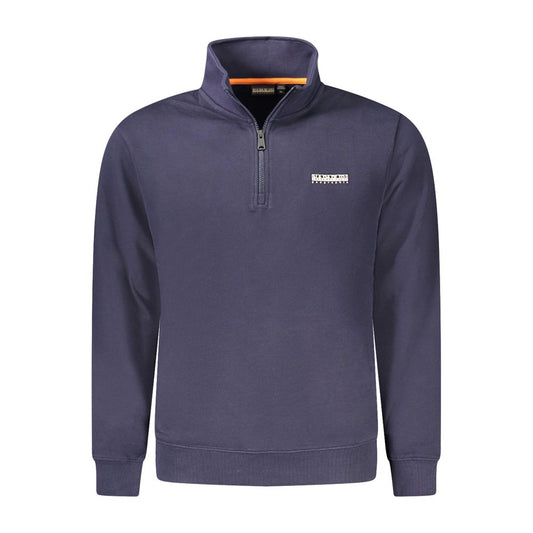 Napapijri Blue Cotton Men Sweatshirt 1728,3XL,67403481248,Blue,Clothing,Men,Napapijri,New with tags,S,Sweaters - Clothing,Sweatshirts - Sweaters - Clothing,XXL