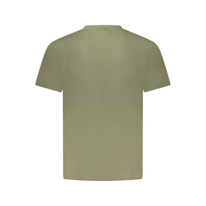 Napapijri Verde Cotton Men T-Shirt