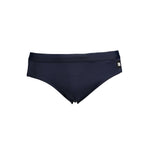Karl Lagerfeld Blue Elastane Swimwear with elastic waistband and logo design.