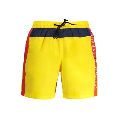 Norway 1963 Giallo Polyester Men Swim Boxer