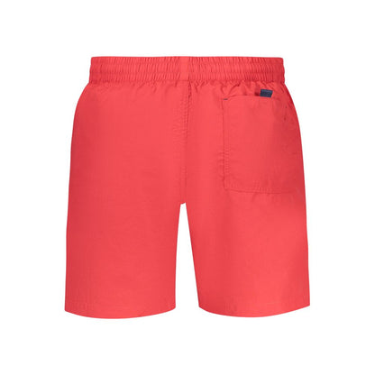 Norway 1963 Rosso Poliammide Men Swim Boxer