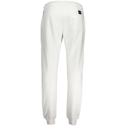 Cavalli Class Bianco Cotton Men's Sweatpant