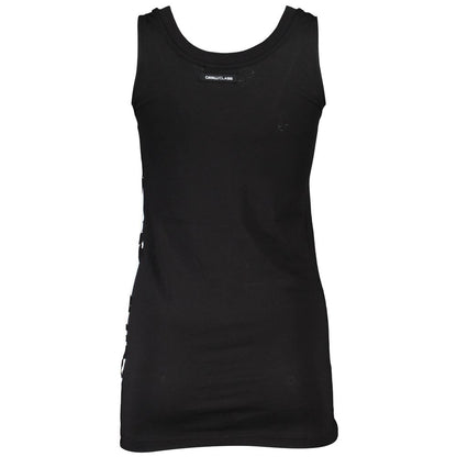 Cavalli Class Black Cotton Women's Tank Top