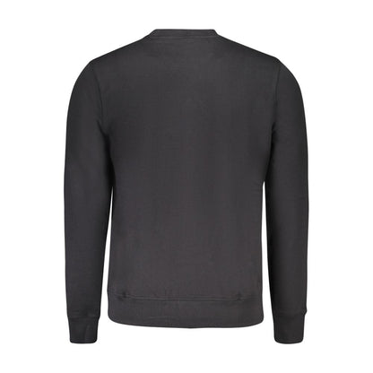 North Sails Black Cotton Mens Sweatshirt