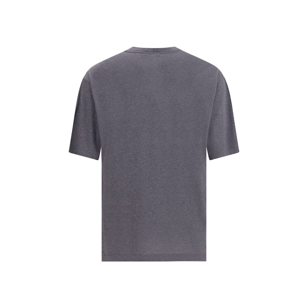Dolce & Gabbana Gray Cotton T-Shirt