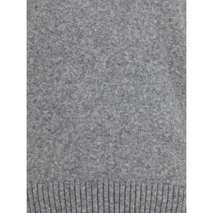 Dolce & Gabbana Gray Fleece Wool Sweatshirt