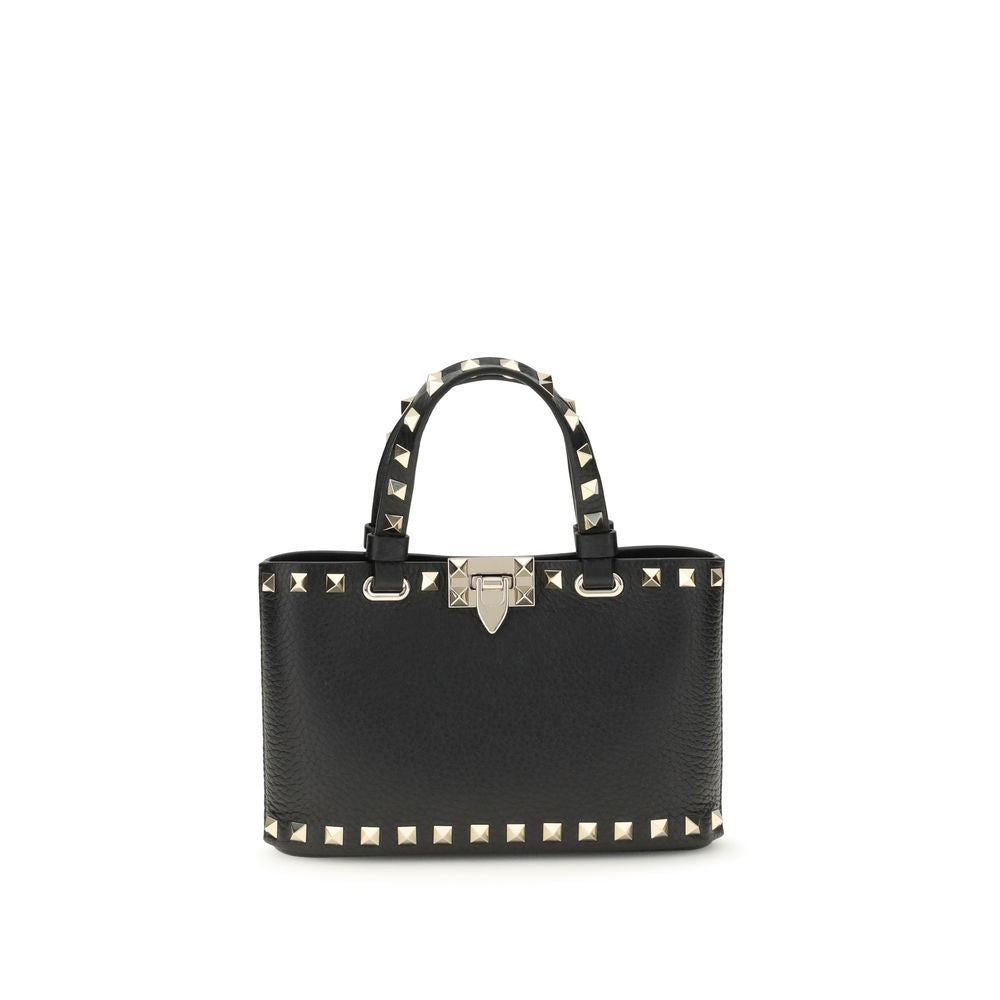 Front view with bag zipped and handles upright.