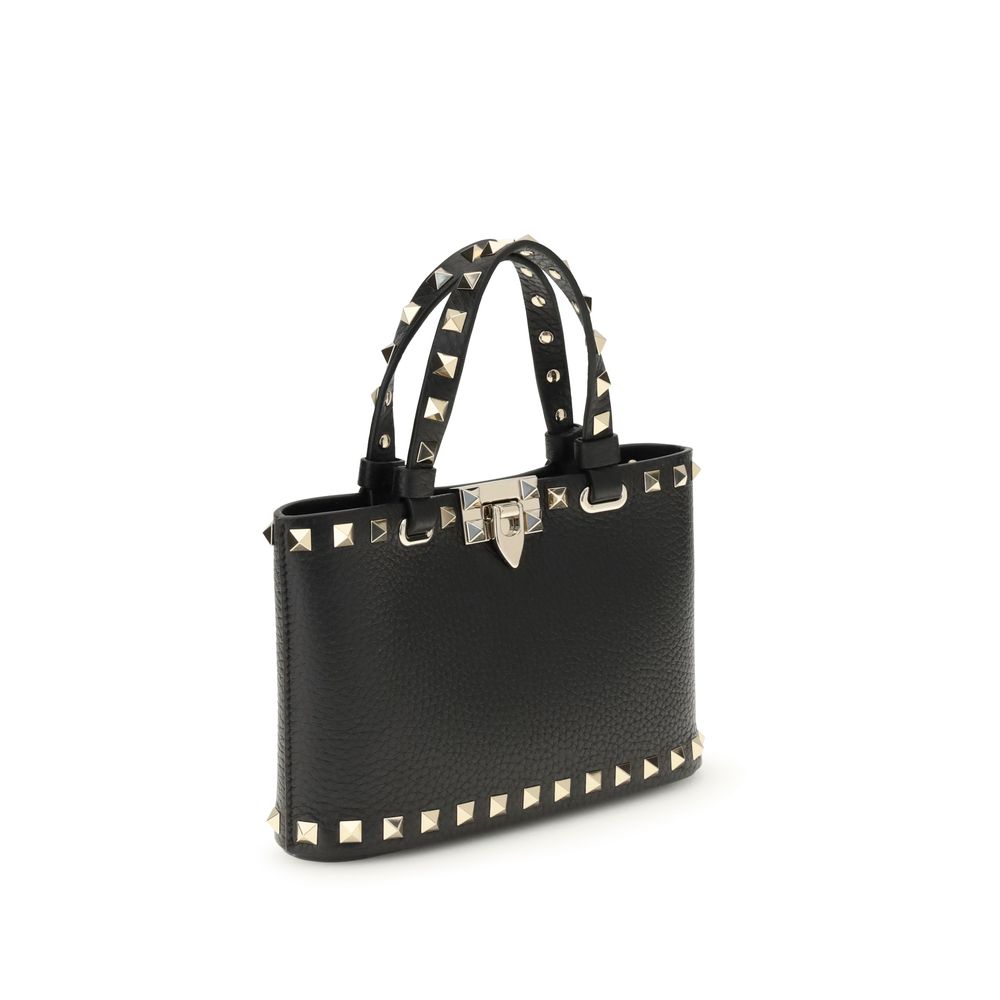 Front view with bag zipped and handles upright.