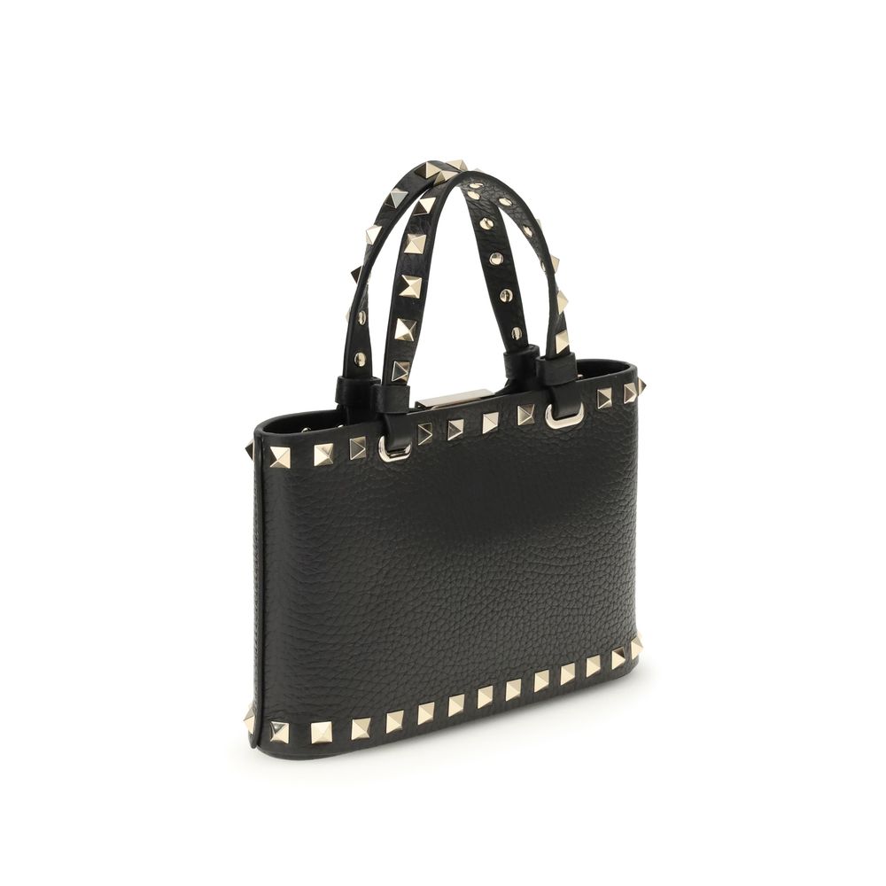 Front view with bag zipped and handles upright.
