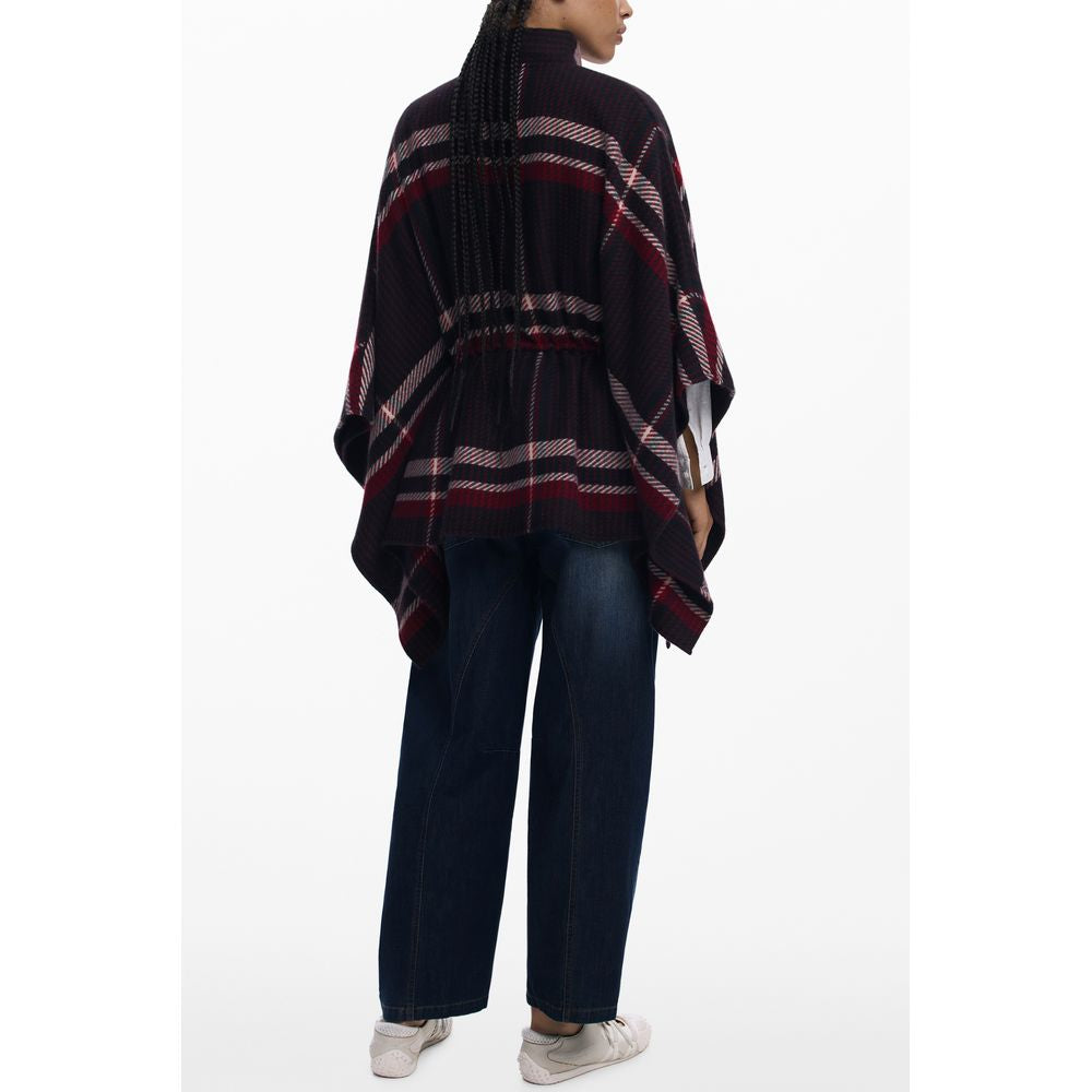 Desigual Black Polyester Women Poncho 1728,67403481248,Black,Clothing,Desigual,Jackets & Coats - Clothing,New with tags,One Size,Women