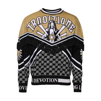 Dolce & Gabbana Multicolor Tradizione E Devotion Sweatshirt Sweater