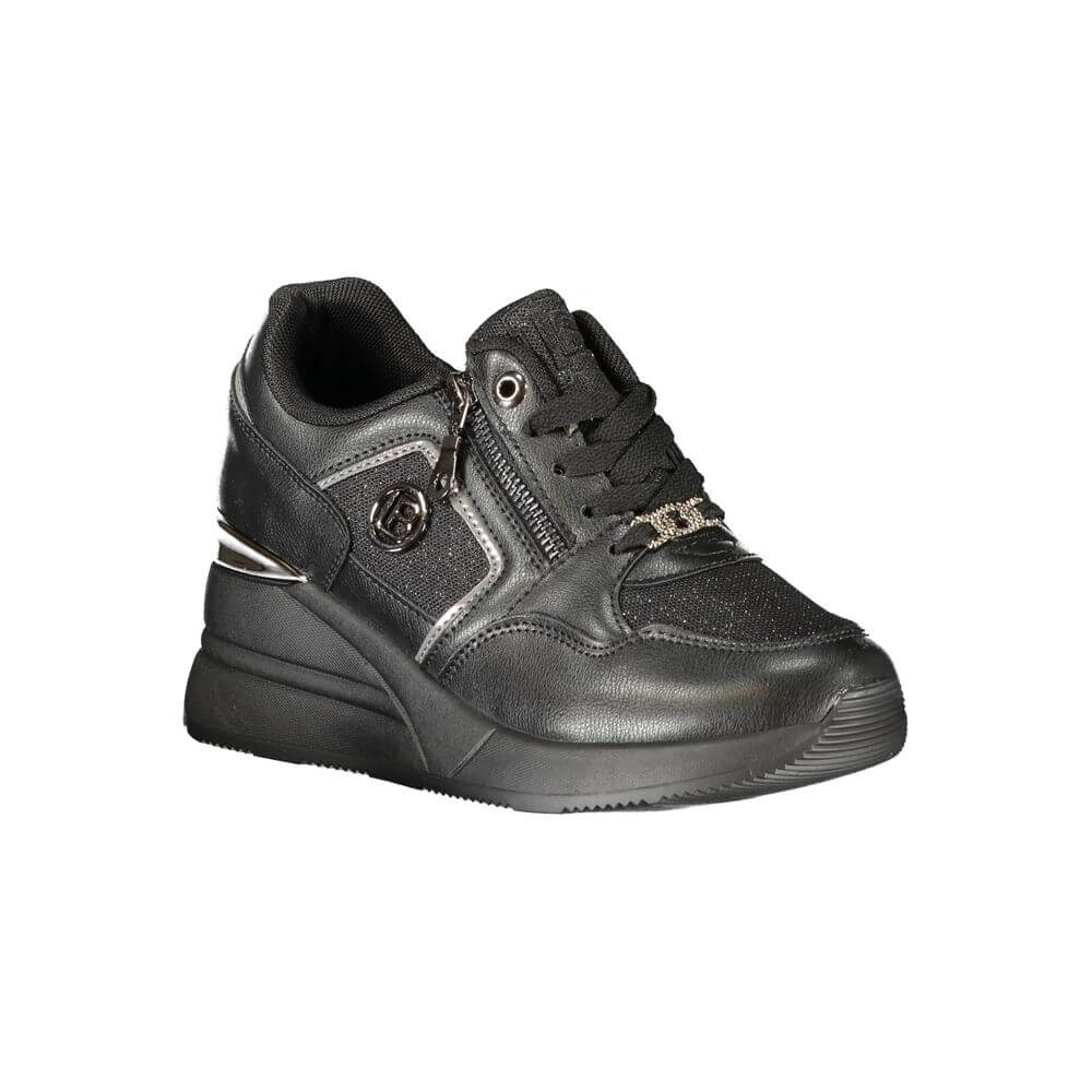 Laura Biagiotti Black Polyester Women Sneaker