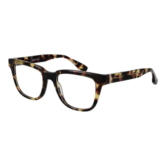Trussardi Brown Acetate Glasses (Frames) with full-rim design and demo lenses, ideal for men; includes branded case.