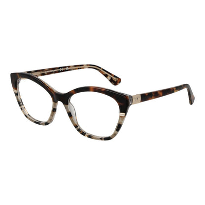 Marciano by Guess Brown Acetate Glasses (Frames) for women with full-rim rectangle style, demo lenses, and branded case included.