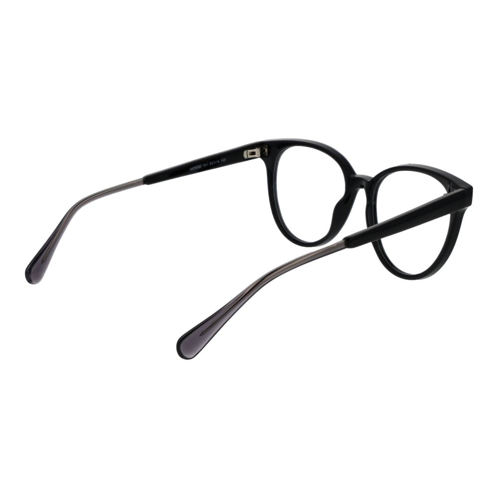 Max & Co Black Plastic Glasses (Frames) with full-rim panto style, 52-16-145 size, in black plastic material for women.