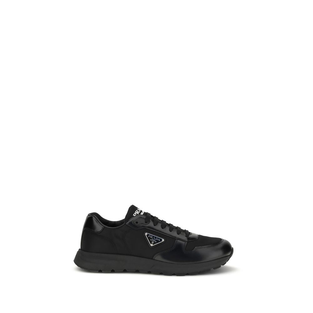 Prada Black Recycled Polyamide Athletic Sneakers