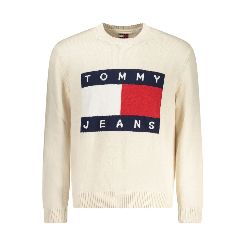 Tommy Hilfiger Beige Cotton Sweater
