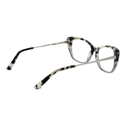 Cat eye Marciano by Guess Black Acetate Glasses frames with full-rim style and no lenses, featuring a unique design for women.