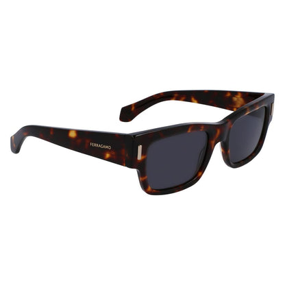 Ferragamo Brown Acetate Sunglasses