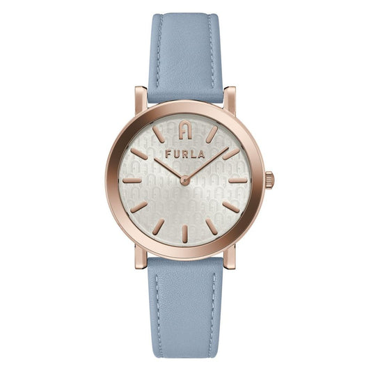 Furla Blue Leather Dress Watch 1728,67434610848,Accessories,Blue,Dress Watches - Watches - Accessories,Furla,New with tags,Watches - Accessories,Women
