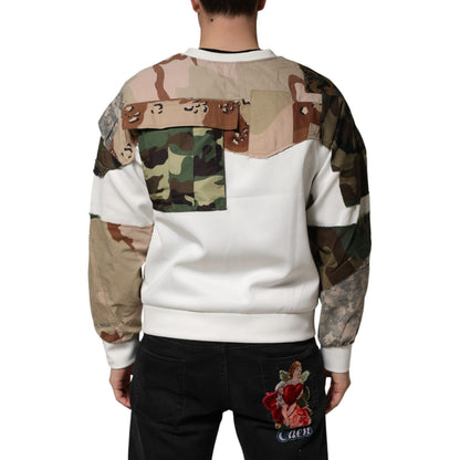 Dolce & Gabbana Multicolor Camouflage Sweatshirt Sweater