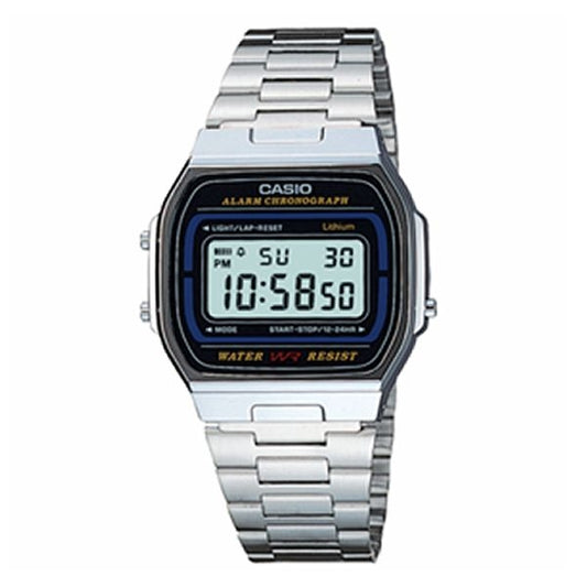CASIO VINTAGE Mod. ICONIC - CLASSIC SILVER A164WA-1VES