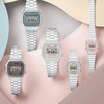 CASIO VINTAGE Mod. ICONIC - AMARANTH A168WA-5AYES