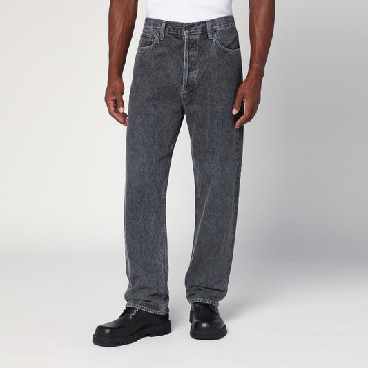 AGOLDE Washed-effect grey jeans