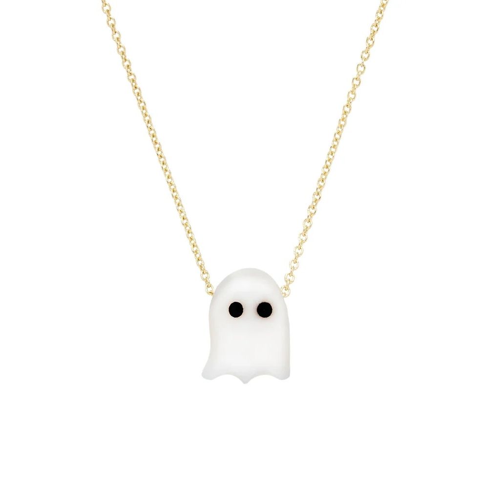 ALIITA COLLANE MOD. NRCOA400CEYG09K gold chain with ghost pendant