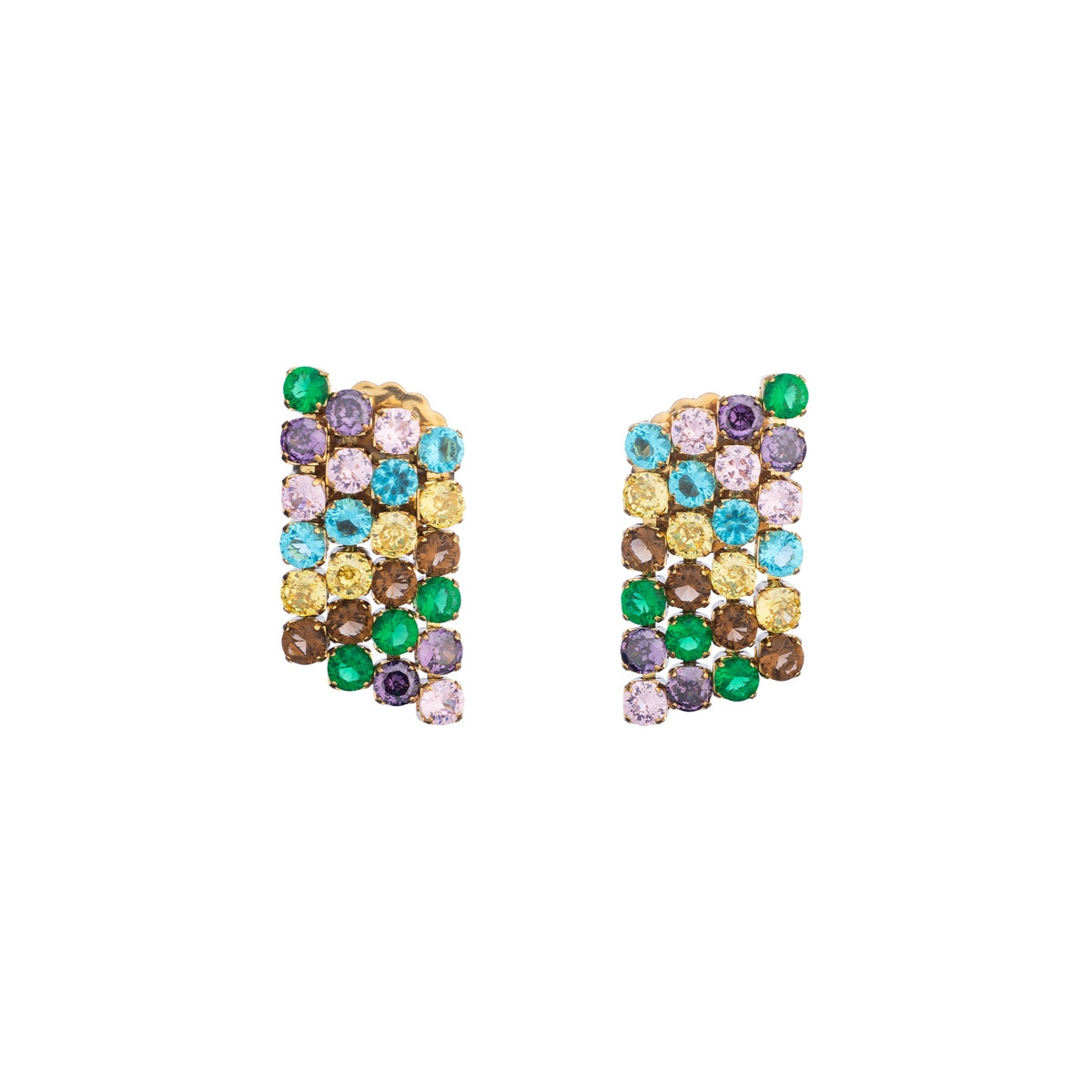 AN JEWELS JEWELRY Mod. AB.EP033 multicolor gemstone earrings