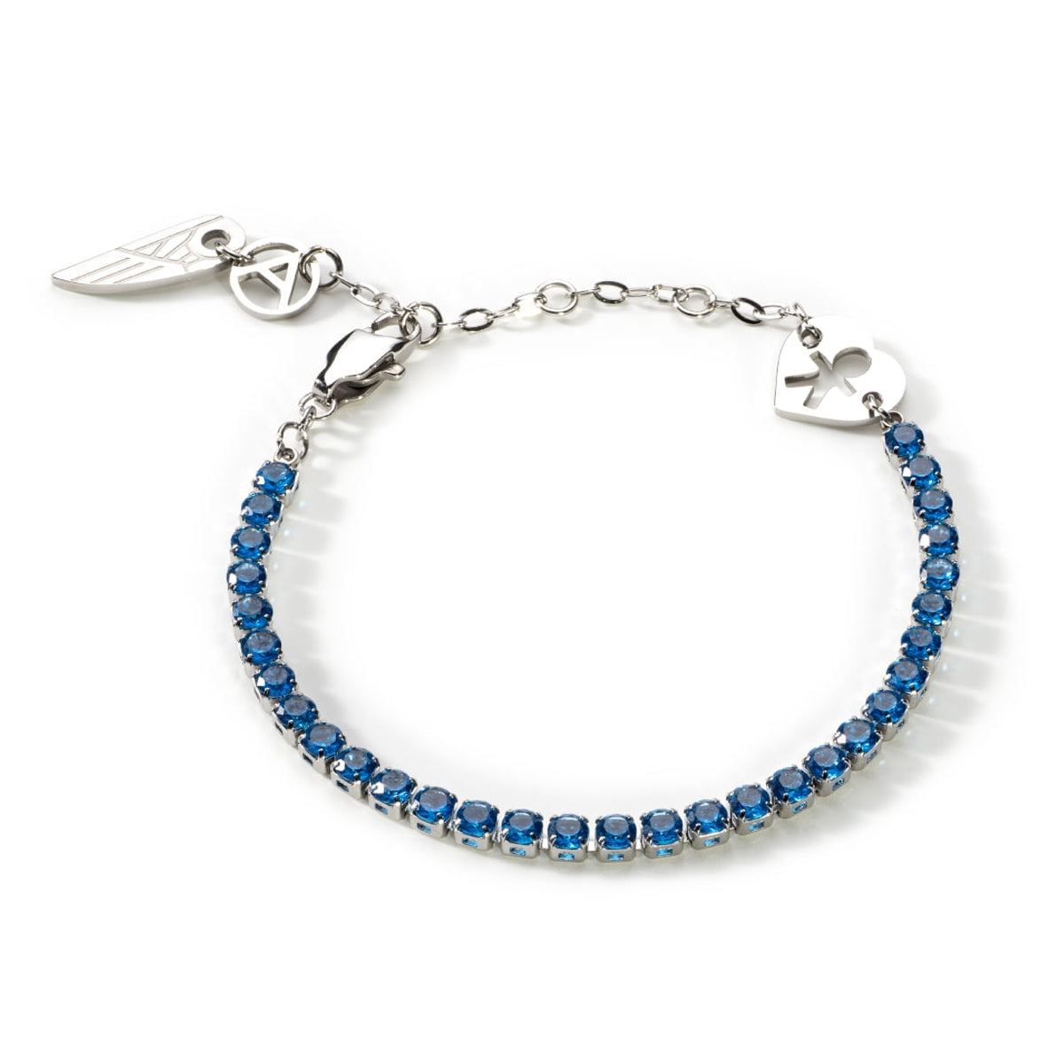 AN JEWELS JEWELRY Mod. AL.BLIYMBL elegant blue gemstone bracelet