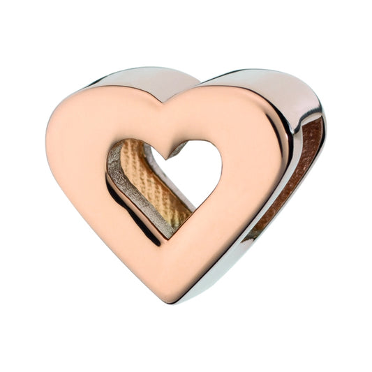 AN JEWELS JEWELRY Mod. AL.DLI02RG heart-shaped accessory in rose gold and silver