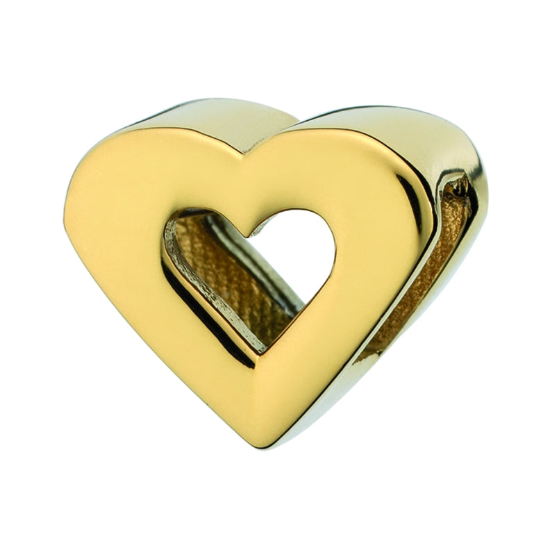 AN JEWELS JEWELRY Mod. AL.DLI02YG heart-shaped charm in gold