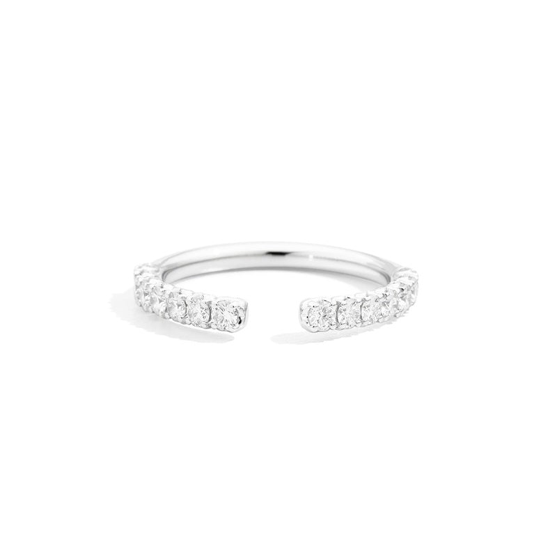 ANELLI RECARLO MOD. R01FN003_055-12 showcased on a white background. Elegant design with sparkling diamonds enhances its allure.