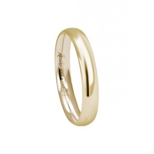 Gold band ring ANELLI RECARLO MOD. W14FM001_GH-13 featuring a sleek polished finish on a clean white background.
