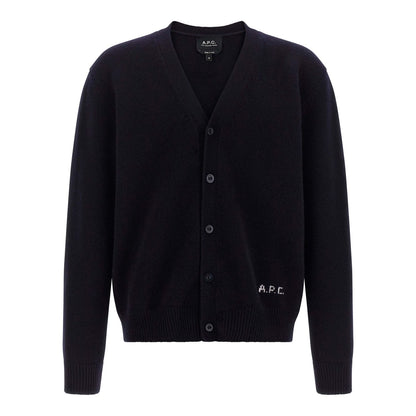 A.P.C. Blue Wool Cardigan