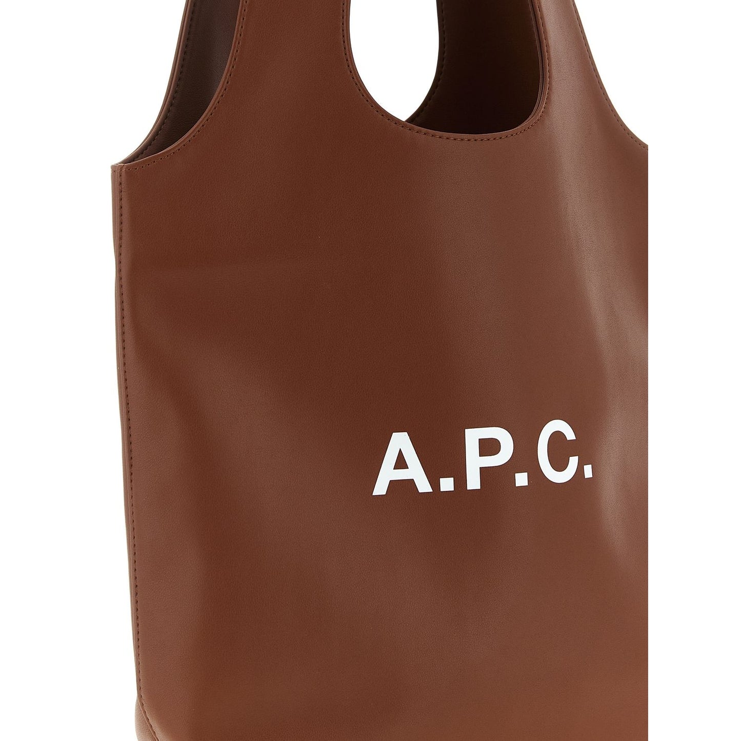 A.P.C. Brown Polyester Handbag