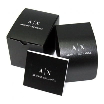 Official packaging of ARMANI EXCHANGE Mod. AX1955 wristwatch including box and manual