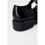 ASH Black Leather Lace-Up Boot