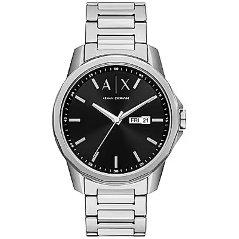 A|X ARMANI EXCHANGE Mod. BANKS gent wristwatch, 44 mm case, official box packaging