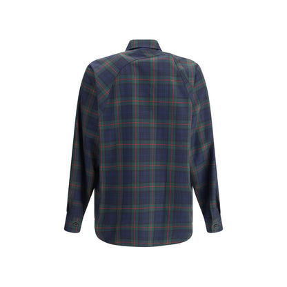 Alexander McQueen Green Polyester Pattern Shirt