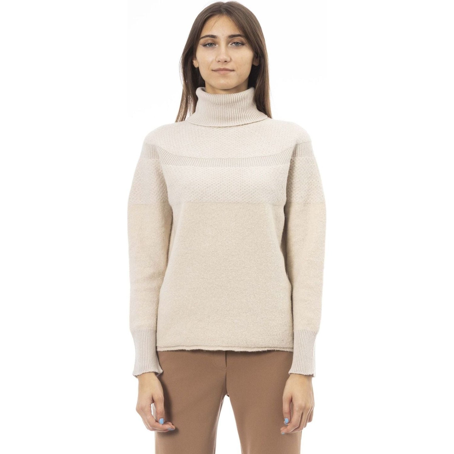 Alpha Studio Sweaters AD8270GE_9001BURRO:401238