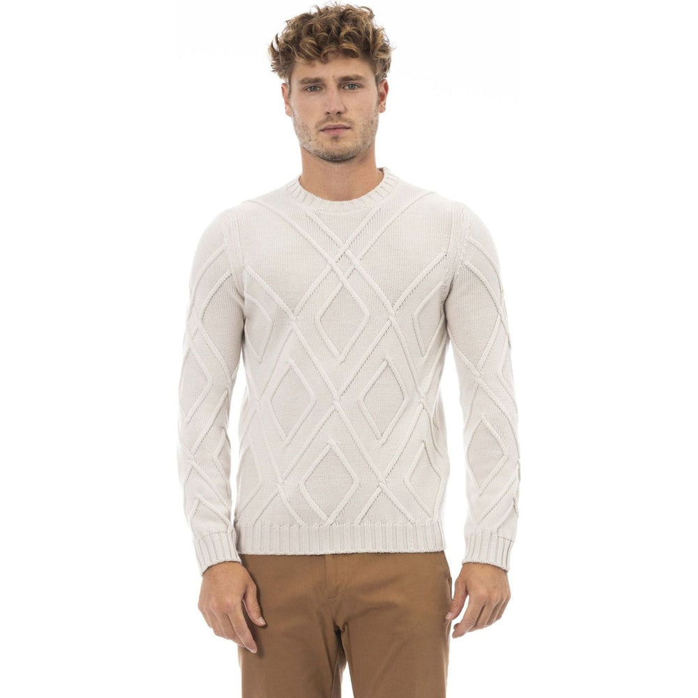 Alpha Studio Sweaters AU7038C_4008STUCCO:401427