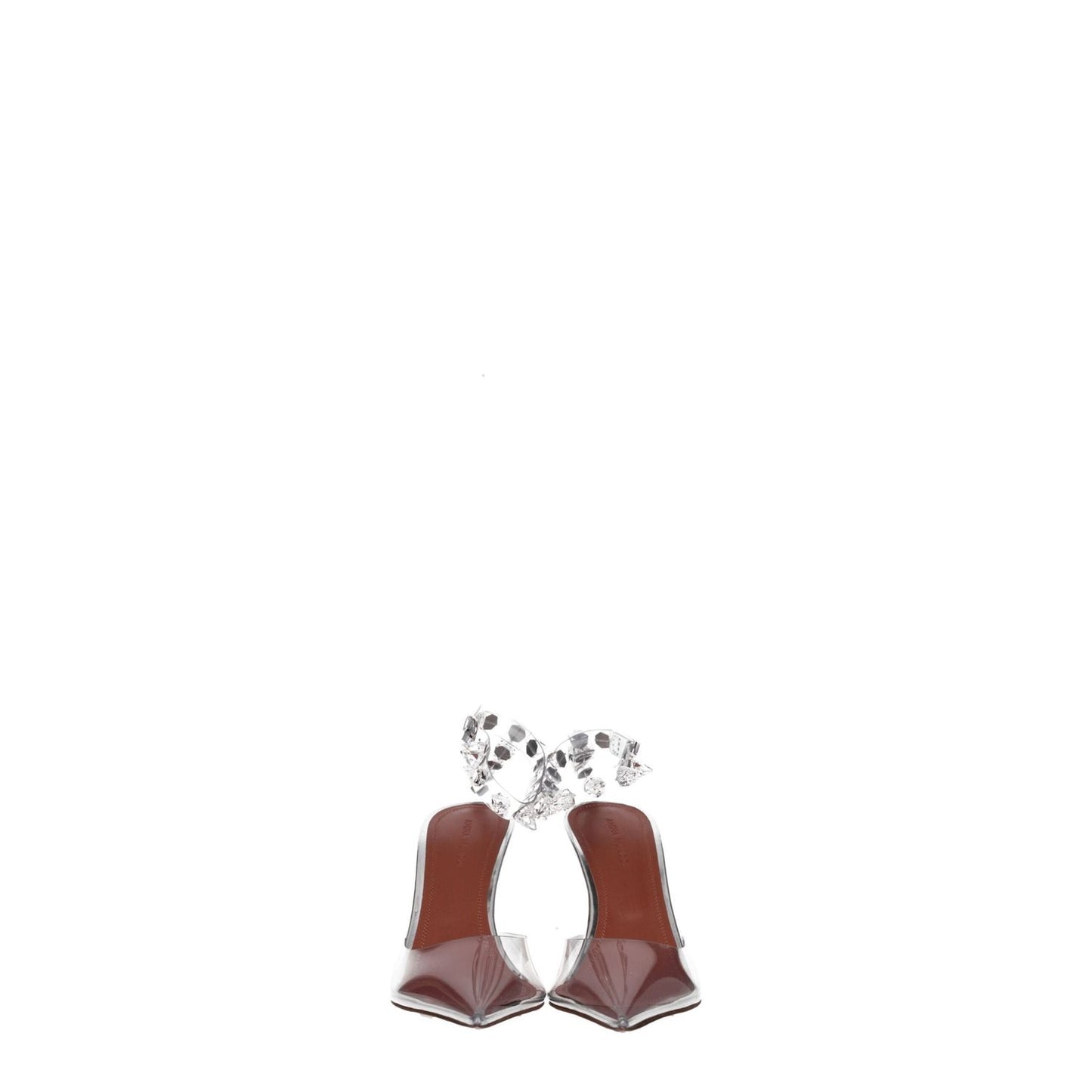 Amina Muaddi Transparent Pvc High Heel Pumps