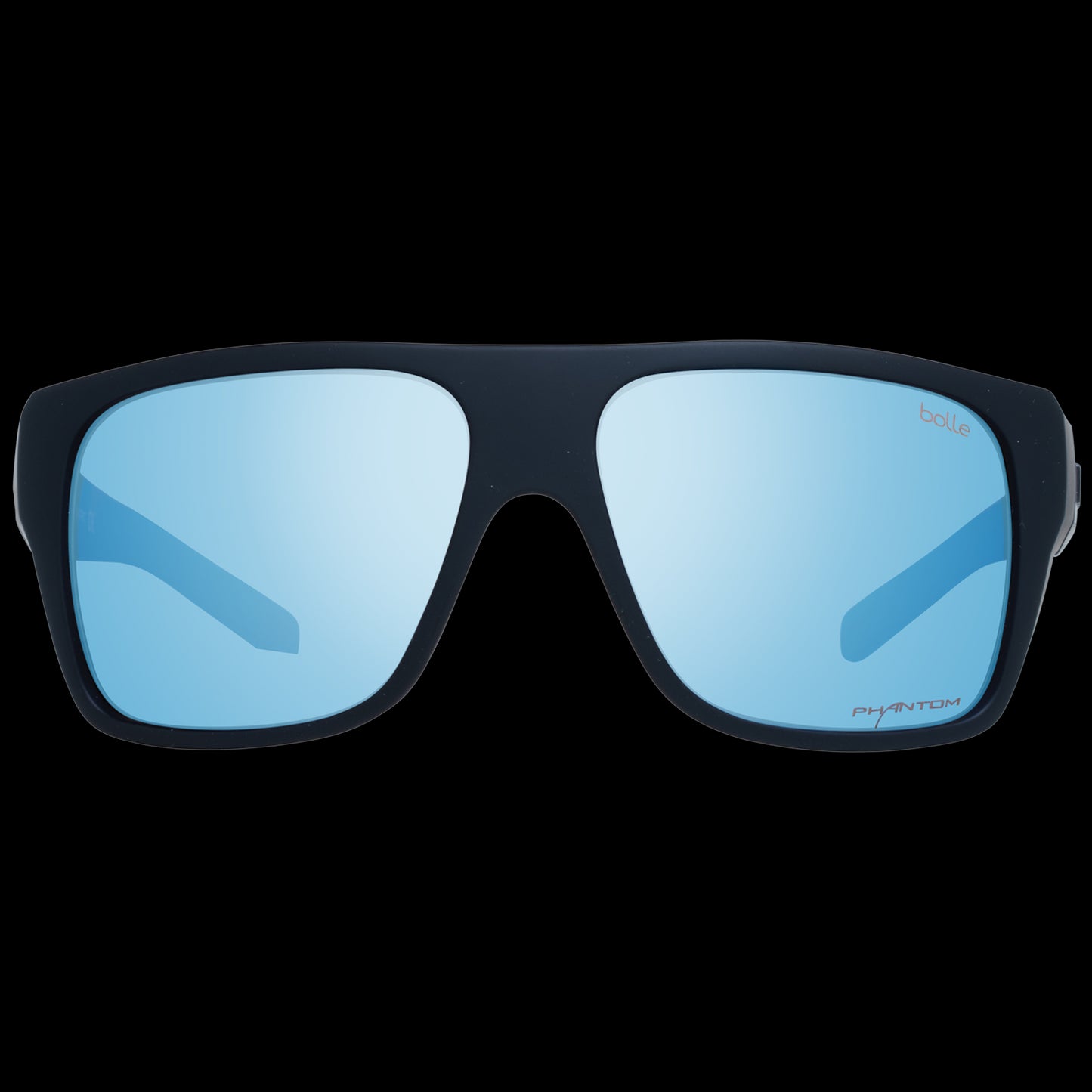 Unisex sunglasses BOLLE MOD. 12639 FALCO 135 with blue lenses and black frame